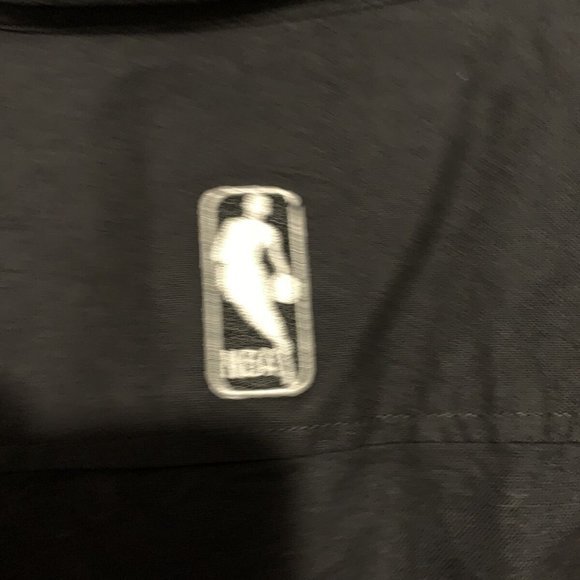 Toronto Raptors NBA Frank+Oak Black Button Down Long Sleeve Shirt Size M - Picture 6 of 6